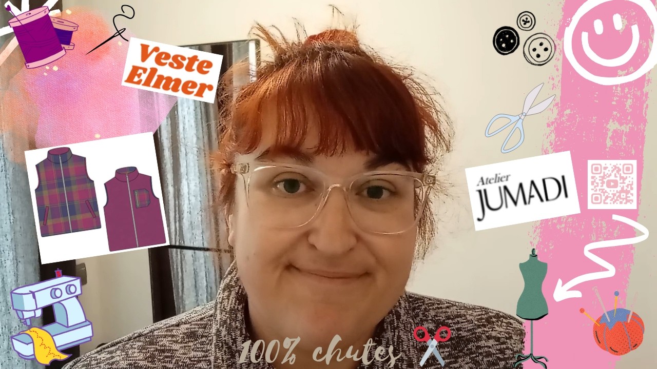 Je couds la veste Elmer 👗🧵 100 % chutes de tissus ♻️ | Verdict final