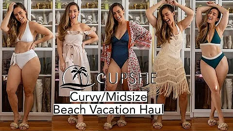 Cupshe Curvy & Midsize Beach Vacation Haul [+ CUPS...