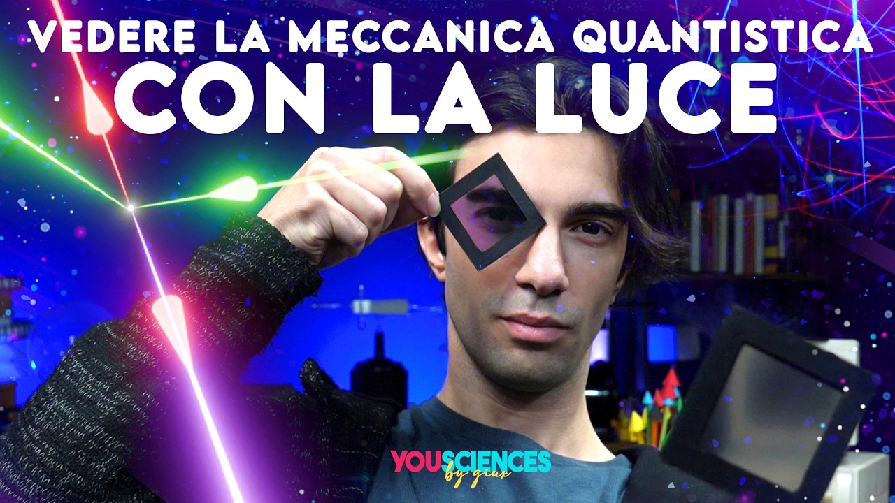 Vedere la MECCANICA QUANTISTICA con tre POLARIZZATORI ed una LUCE!