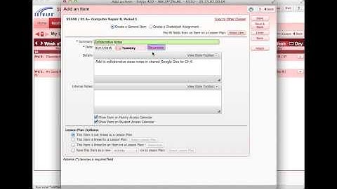 Skyward Lesson Scheduler