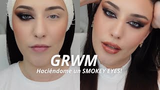 GRWM - Haciéndome un Smokey Eyes con BRILLOS DORADOS!!!