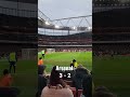 Arsenal scores and wins  against Bournemouth