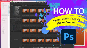 How to Import Video Frames to Layers + Export Layers to Files using Adobe® Photoshop® tutorial / IRL