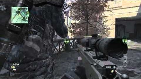 CoD MW3 - Great way to start a Search and Destroy Match - Sniper