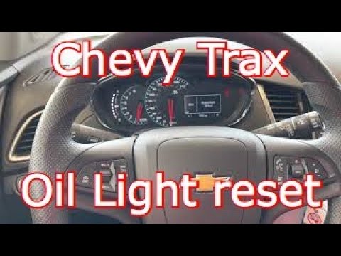 2020 Chevy Trax - Reset Change Engine Oil Soon Light - YouTube