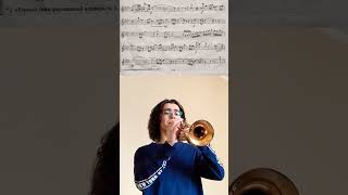 И.С.Бах — прелюдия №8 es-moll (ми-бемоль минор), I том ХТК, BWV 853 #музыка #труба #music #trumpet
