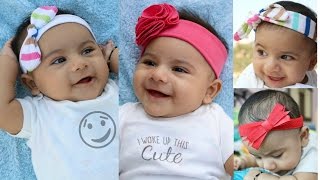 Headbands for babies and toddlers from old clothes Tutorial: 4 cute styles