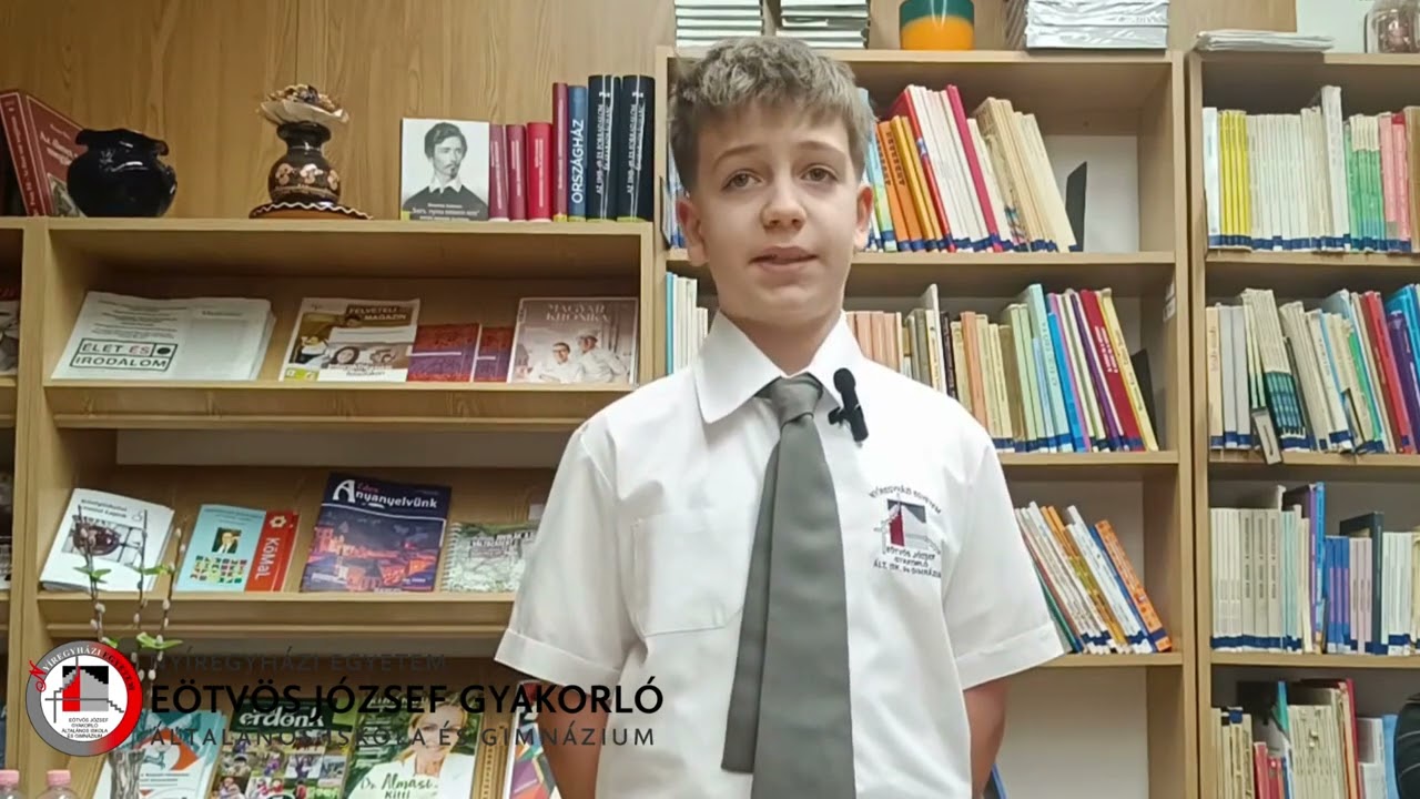 Makai Magor Áron (5.A) - Siv Widerberg: Sóderparti. Versmondó verseny különdíj (5-8.évfolyam)