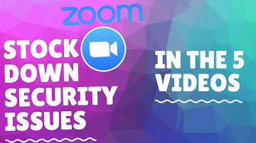 💣💣 Zoom Security Issues and Vulnerabilities and stock down
