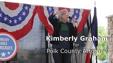 Kimberly Graham Polk Co Attn talks policy