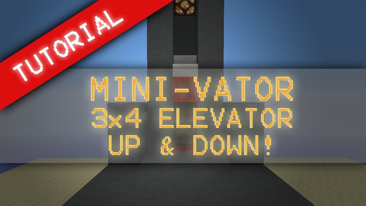 Tutorials Elevators Official Minecraft Wiki