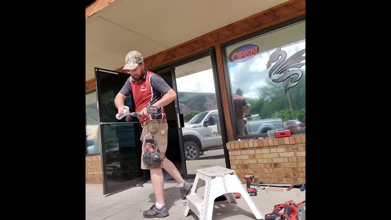 How to install a continuous hinge or pin and barrel gear hinge select