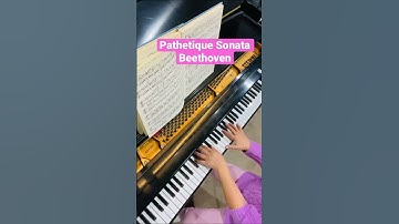 Thumbnail of Pathetique Sonata Beethoven #music #song #piano