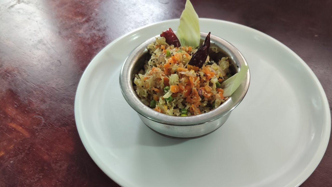  கோஸ், கேரட்,பட்டாணி பொரியல்|Cabbage, carrot, peas poriyal #poriyalrecipes #vegetables #cabbage 