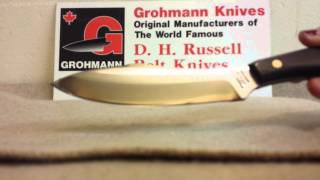 Grohmann Knives Sabre Grind Vs Flat Grind Knives