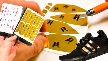 Making Custom Boosted Stripes, These are FIRE! How to match your kicks to your sports team! Video 19