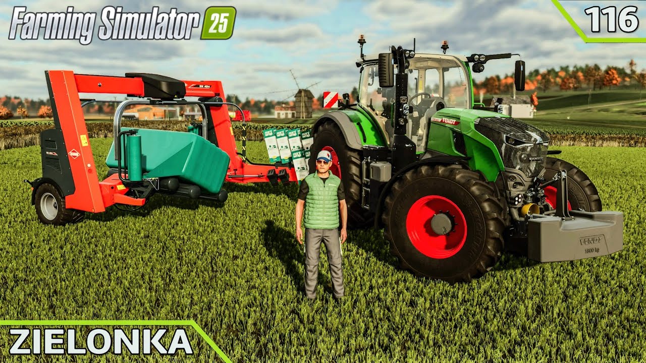 Buying a KUHN bale wrapper & making silage bales | ZIELONKA | Farming Simulator 25 | Ep.116