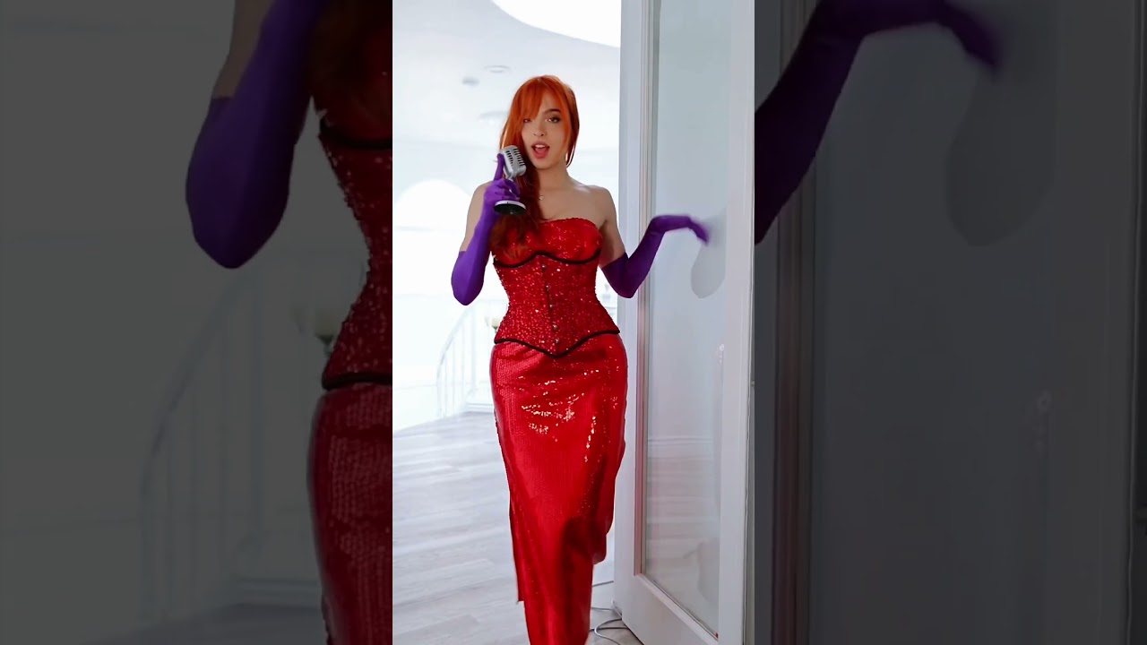 Jessica Rabbit IRL?! 🐰❤️ #jessicarabbit #cosplay #cosplaygirl