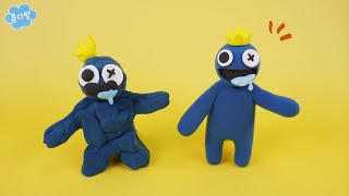 Robloxmaking Rainbow Friends Blue With Clay