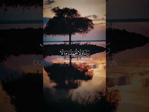 ربنا لا تؤاخذنا إن نسينا أو أخطأنا القرآن سورة البقرة