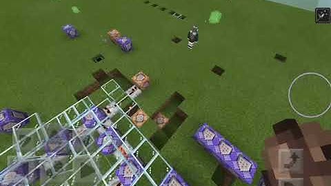 MCPE JOJO: The Punch barrage Command Block teset