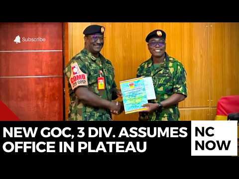 New GOC, 3 Div. Assumes Office in Plateau as Maj. Gen. Oyinlola Steps Down