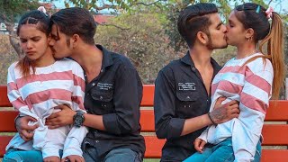 Love Bite Prank On My So Much Cute Girlfriend ❤? | Real Kissing Prank | Gone Romantic | Ansh Rajput