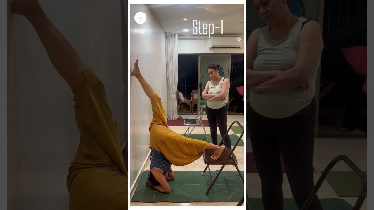 Новичок в Сиршасане? Попробуйте это! -1