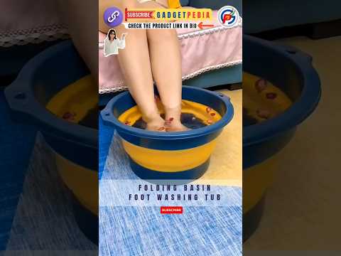 Folding Foot Tub