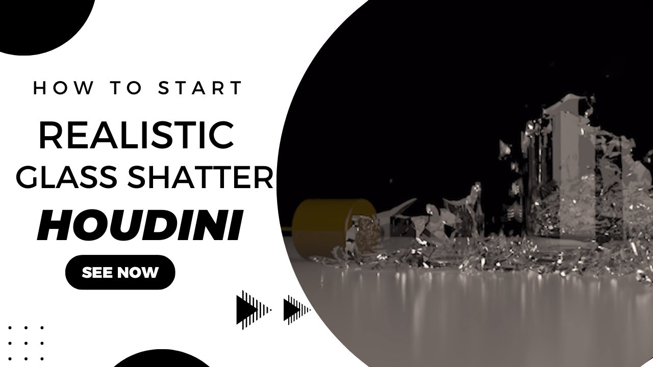 Realistic Glass Shatter Simulation in Houdini | Full Tutorial 🔥 - YouTube