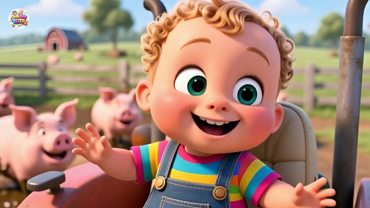 Farm Ride Goes Boom Boom 🚜 | Fun Farm Song for Kids | Sing Along Adventure