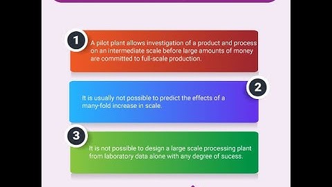 why is R&D pilot plant manufacturing important for food business #pilotplant #foodpilotplant