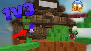 Crazy clutch against campers! | Bedwars | Herobrine.org