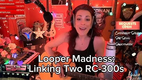 Linking Two BOSS RC-300 Loopstations! Mega-looper! 