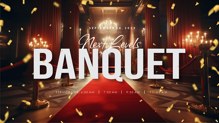 NEXT LEVELS BANQUET SERVICE | 24 SEPTEMBER 2023 | FAITH TABERNACLE OTA