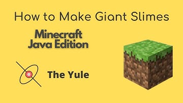 How to Make GIANT SLIMES in Minecraft Java