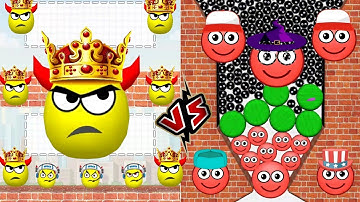 Hide Ball brain teaser games VS Draw to smash Save the dogs & bees Walkthrough #shorts