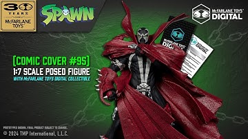 NEW Spawn™ (Comic Cover #95) 1:7th Posed Figure w/Digital Collectible | Action Figure Showcase