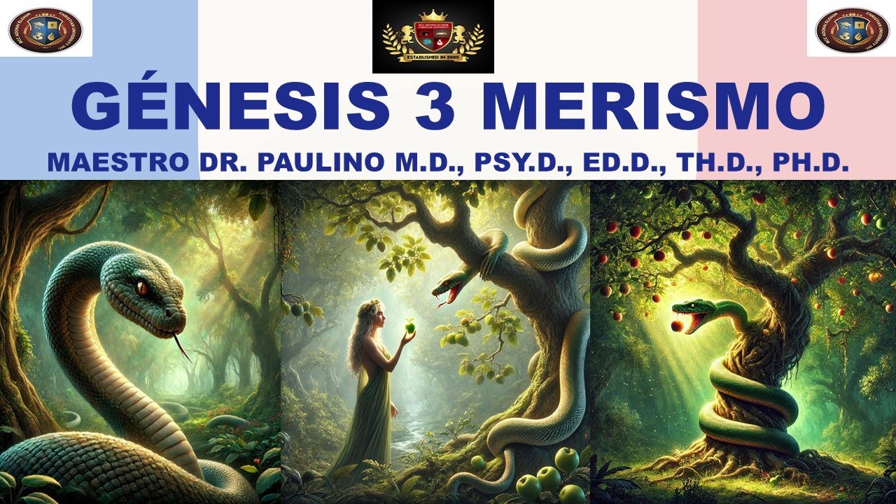GENESIS 3 MERISMO PROFUNDIZANDO EN GENESIS 3 Doctor G.E. PAULINO M.D., PSY.D., EDU.D., TH.D., PH.D.