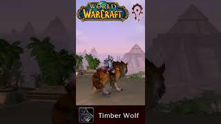 Timber Wolf - WoW mount showcase 🟦