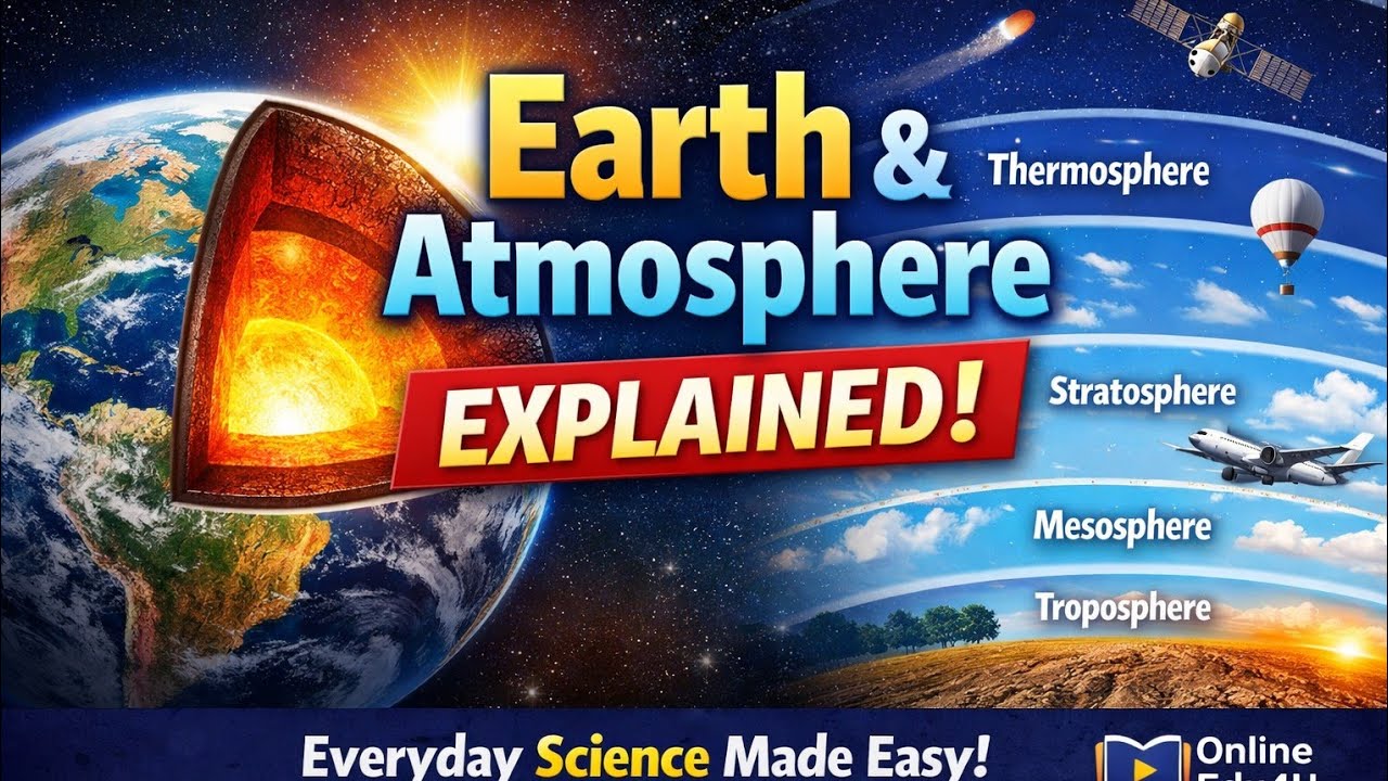 How Earth and Atmosphere Work | Everyday Science for Students | Online Edu4U