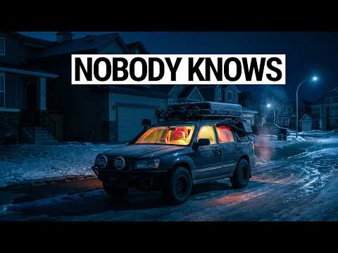 I Stealth Camped in My Subaru Forester in the City… With a Diesel Heater