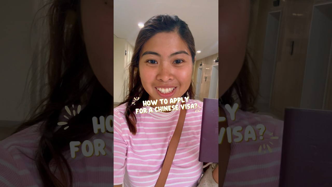 How to apply for a Chinese Visa? (For Filipinos) WATCH THIS TIP!