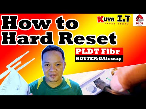 How to HARD RESET PLDT Home Fibr Modem/Router/Gateway (restore to factory settings)