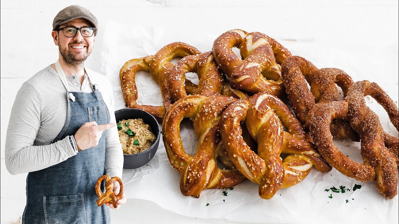 Homemade Soft Pretzel Recipe YouTube