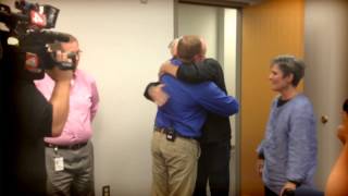 Video: Couple meets dispatcher who helped save woman's life