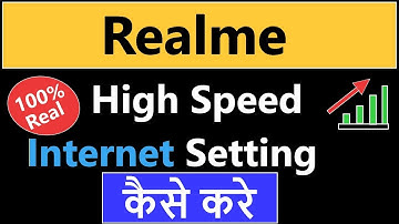 Realme high speed internet Setting | How to increase internet speed in any Realme mobile