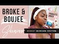 Broke & Boujee DRUGSTORE SKINCARE ROUTINE: Dry, Oily & Combination Skin Types || KEAMONE F.