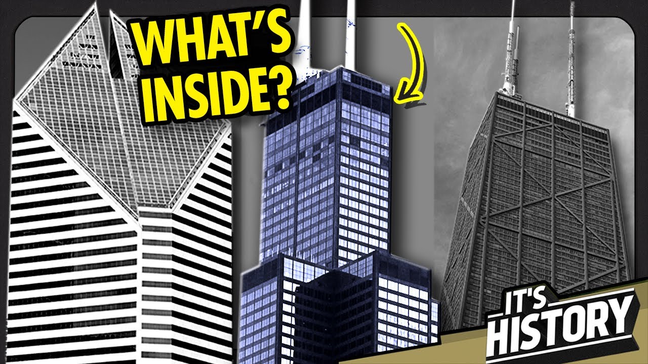 Что находится на крышах самых известных небоскребов Чикаго?