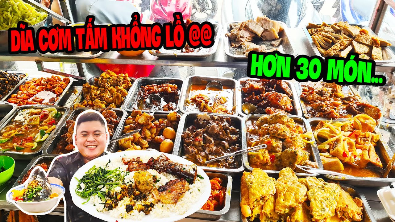 cơm tấm hoàng hoa thám 2022 Dĩa CƠM TẤM CÔ HOA Khổng Lồ Bán Hơn 30 Món Và Bật Cười Với Sự Ngơ Ngác Của Thực Khách.